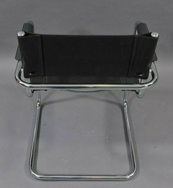 S 34 Chair By Mart Stam Black Leather (Marcel Breuer) photo 300.0