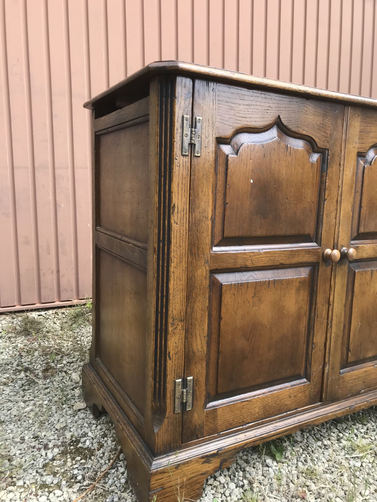 Vintage Hostess Food Warmer Cabinet Wooden Serving photo for sale