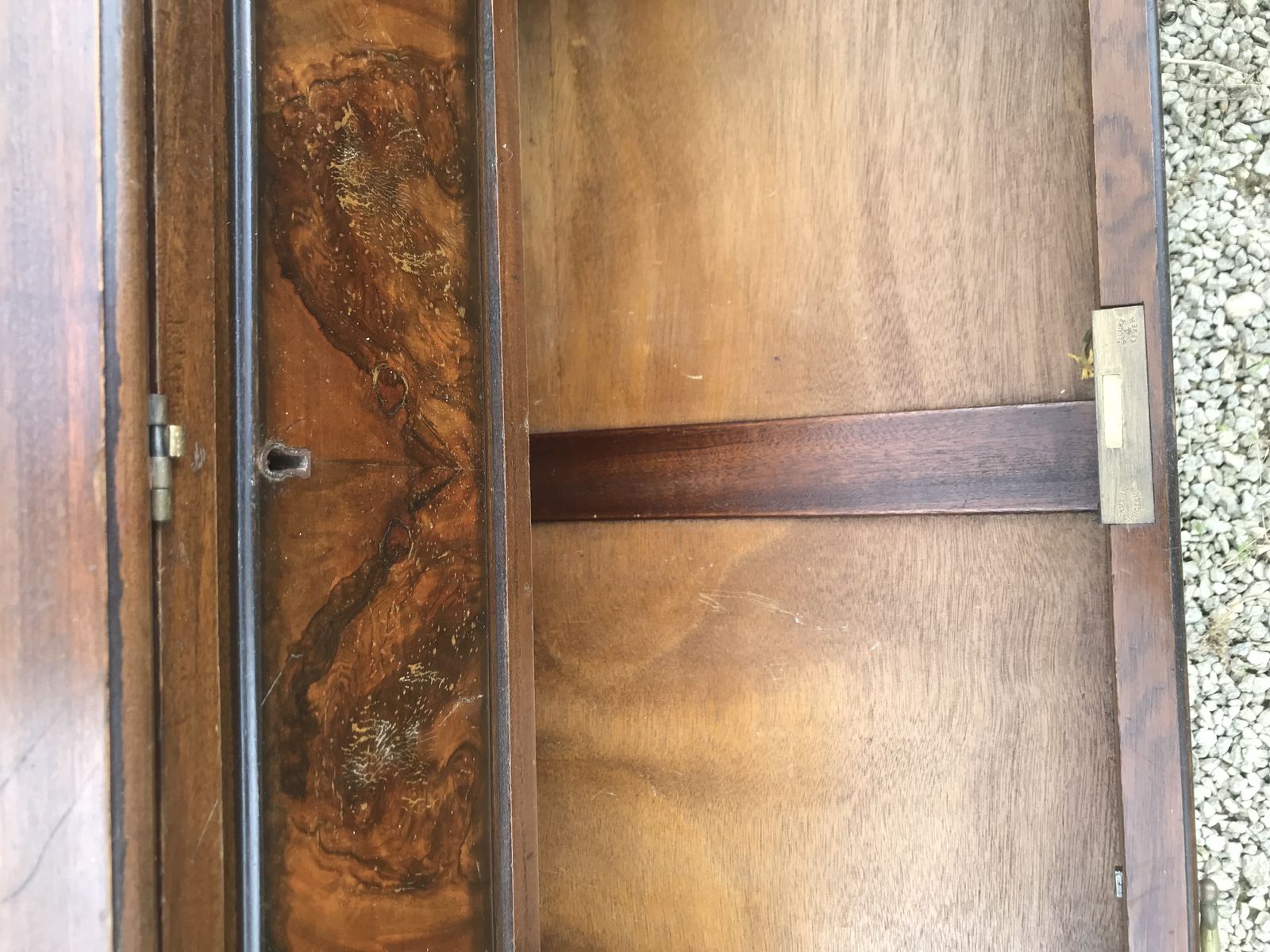 Wooden Secretary Desk Bureau photo vintage