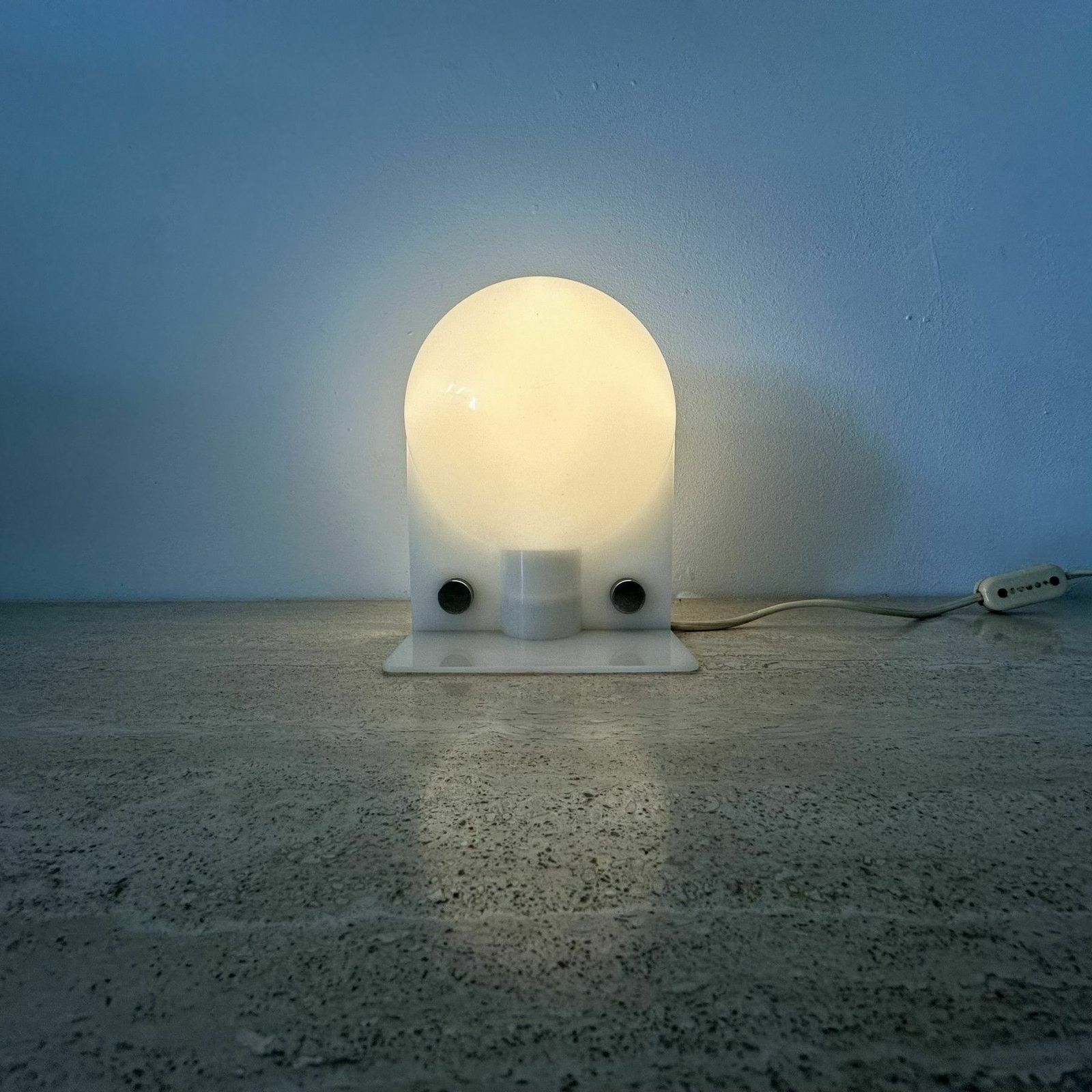 Vintage Sirio Lamp Van Sergio Brazzoli Voor Harvey Guzzini, Jaren 1970, Space Age photo Verlichting