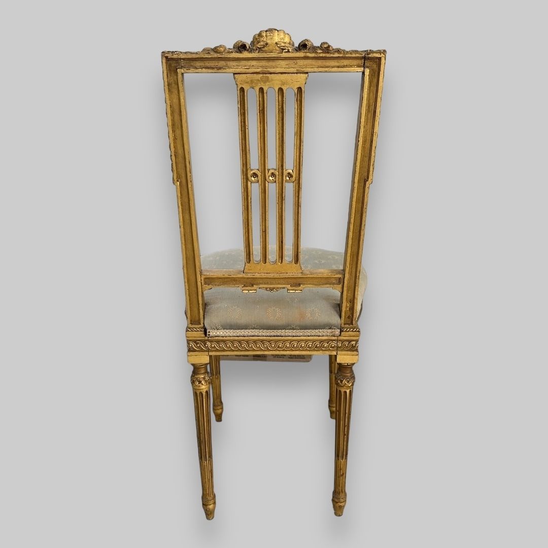 A Pair Of Very Attractive French Napoleonic Era Salon Chairs photo Furniture