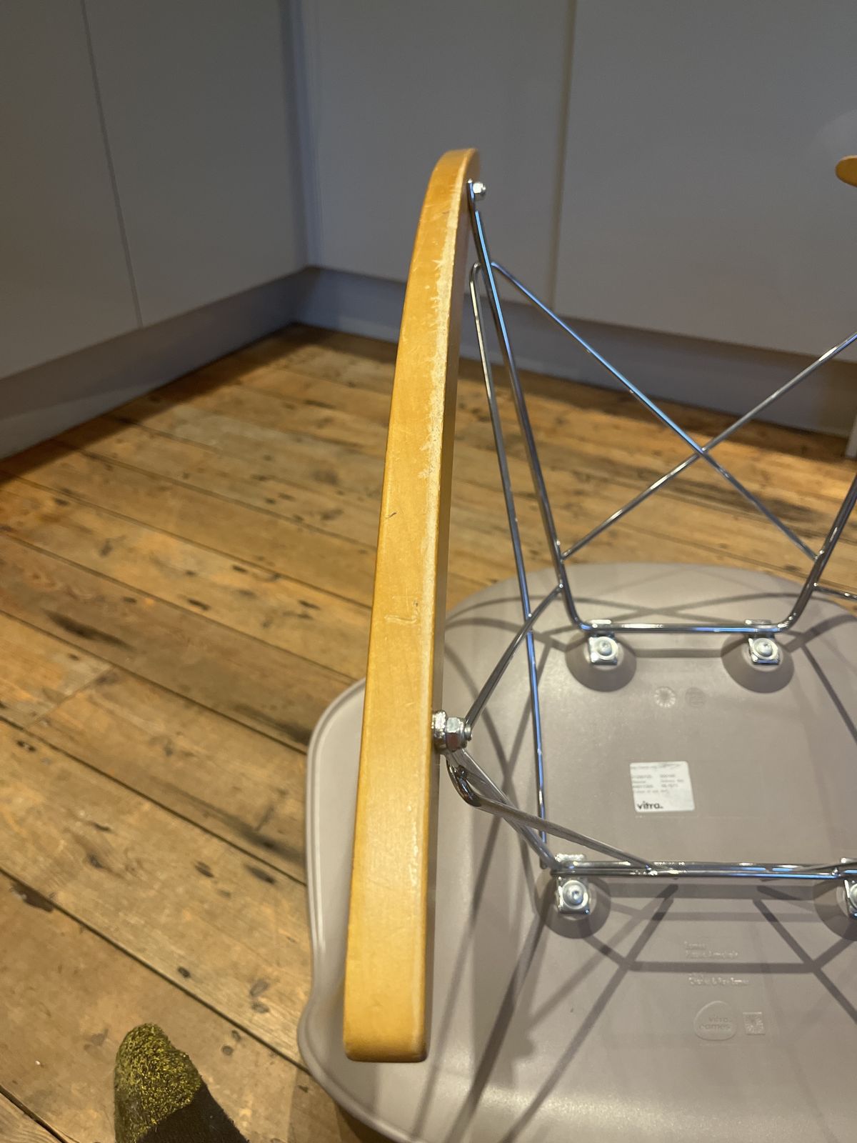 Eames Vitra Rocking Chair Grey 2011 photo vintage