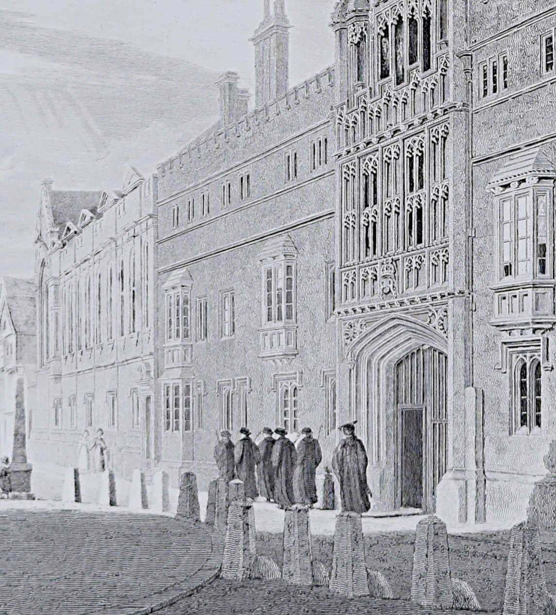 Brasenose College, Oxford And The Radcliffe Camera Engraving By Joseph Skelton photo 300.0