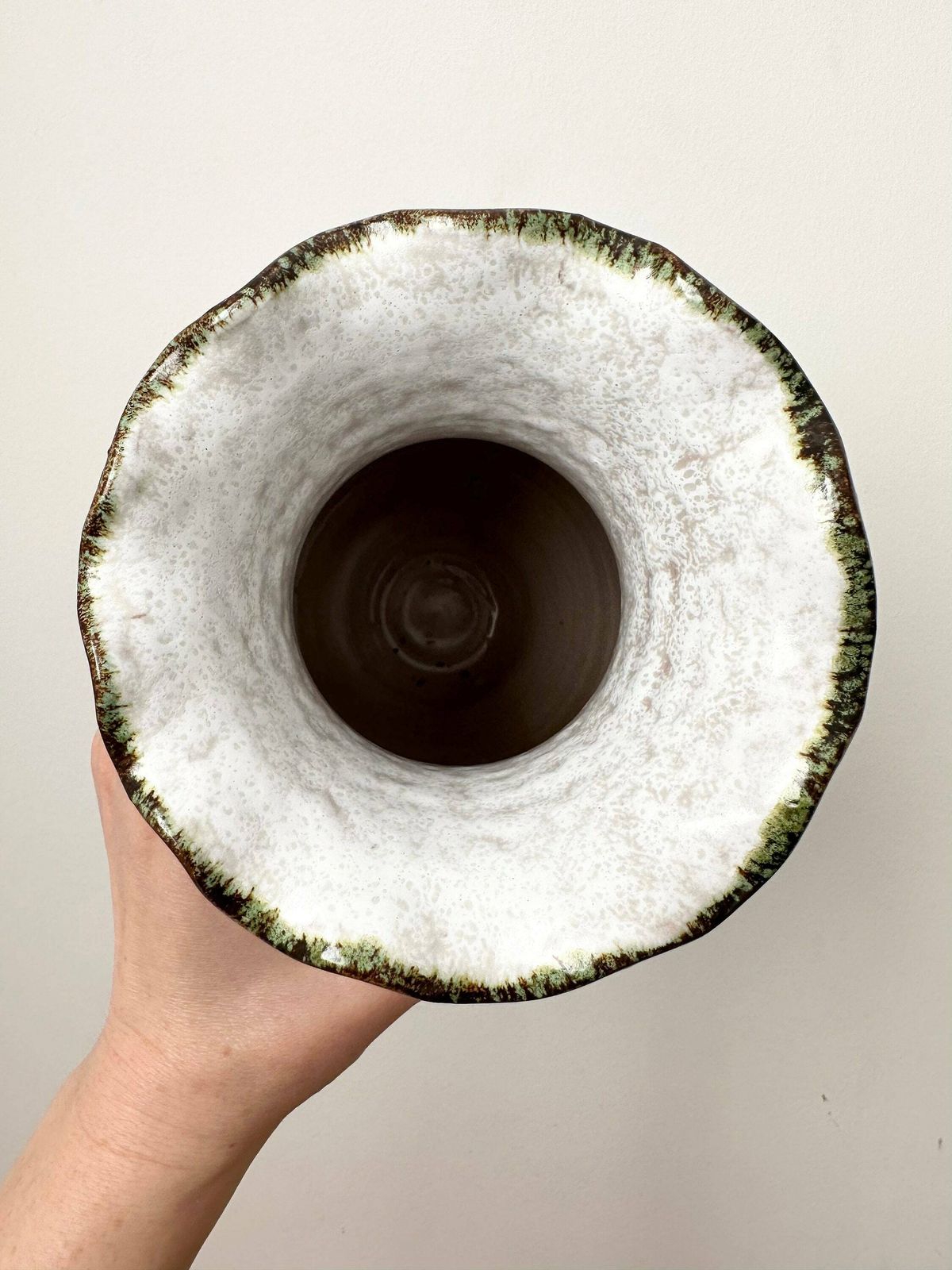 Nuovo Rinascimento Italy Handmade Vase, Italian Ceramic Flower Vase, Hand Painted Vase photo 50.0