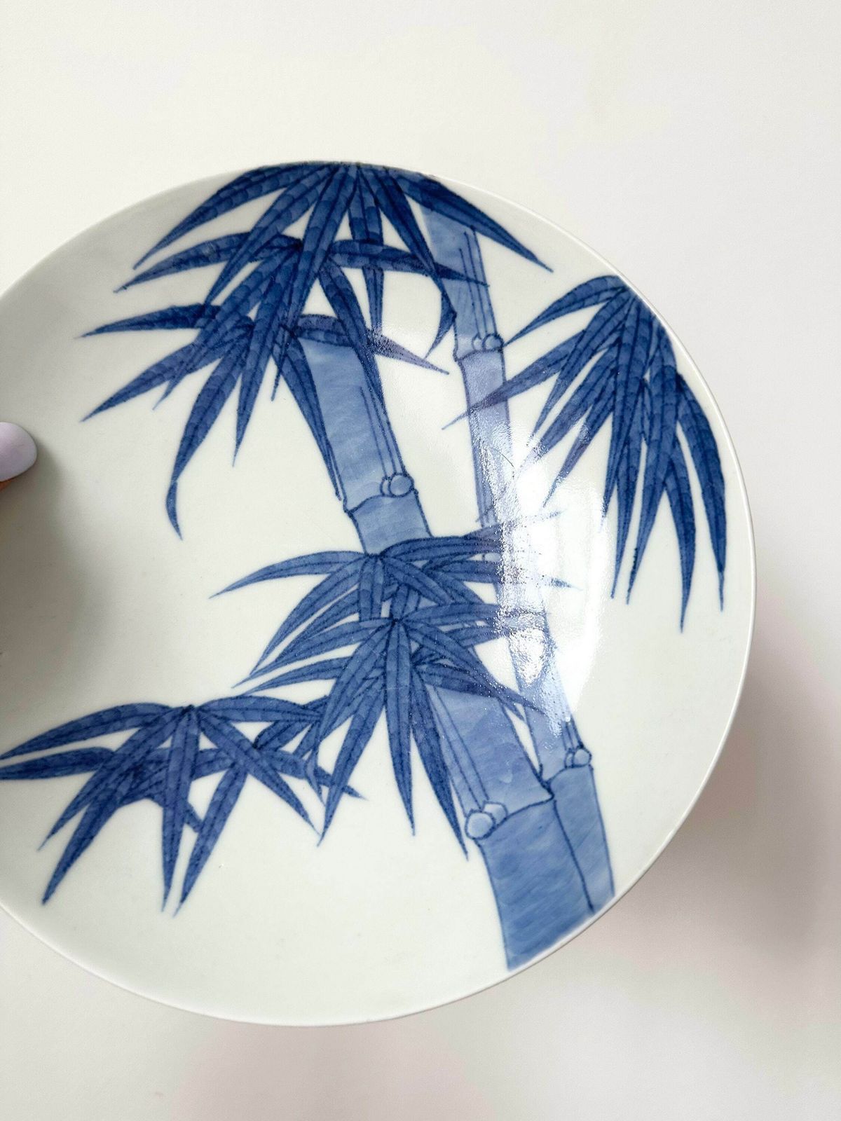 Antique Japanese Nabeshima Porcelain Bowl, Hand Painted Bowl, Blue And White Bowl photo 200.0