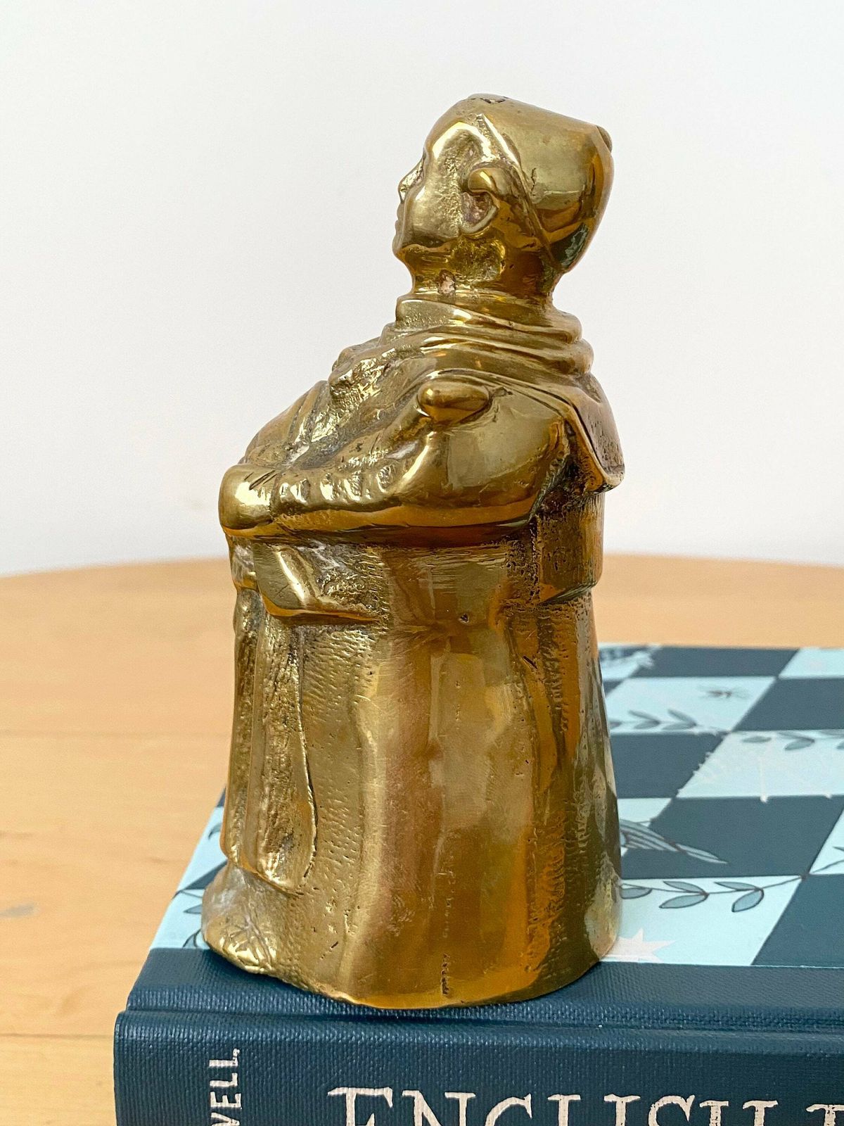 Rare Brass Monk Bell, Hand Bell, Brass Ornament, Collectible Bell photo buy
