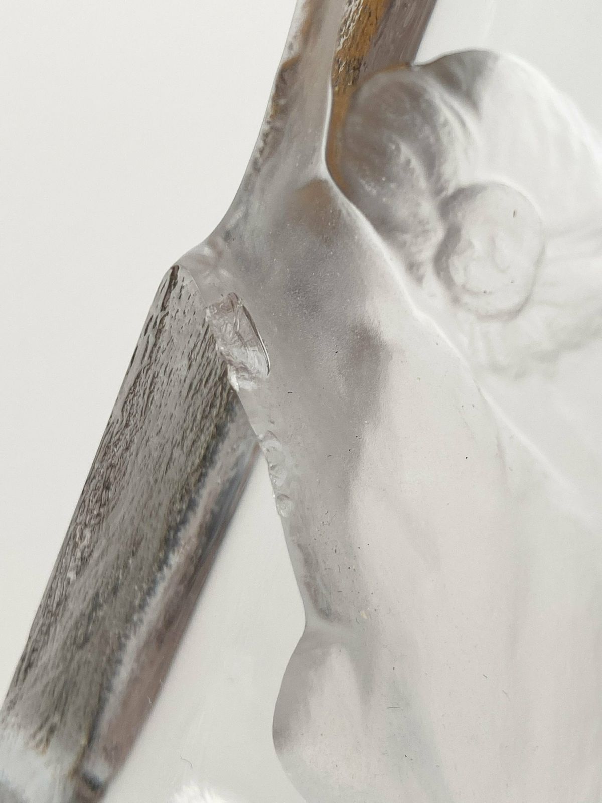 Large Nybro Glasbruk Glass Paperweight, Nude Woman, Scandinavian Glass, Christmas Table Decor, Made In Sweden photo buy