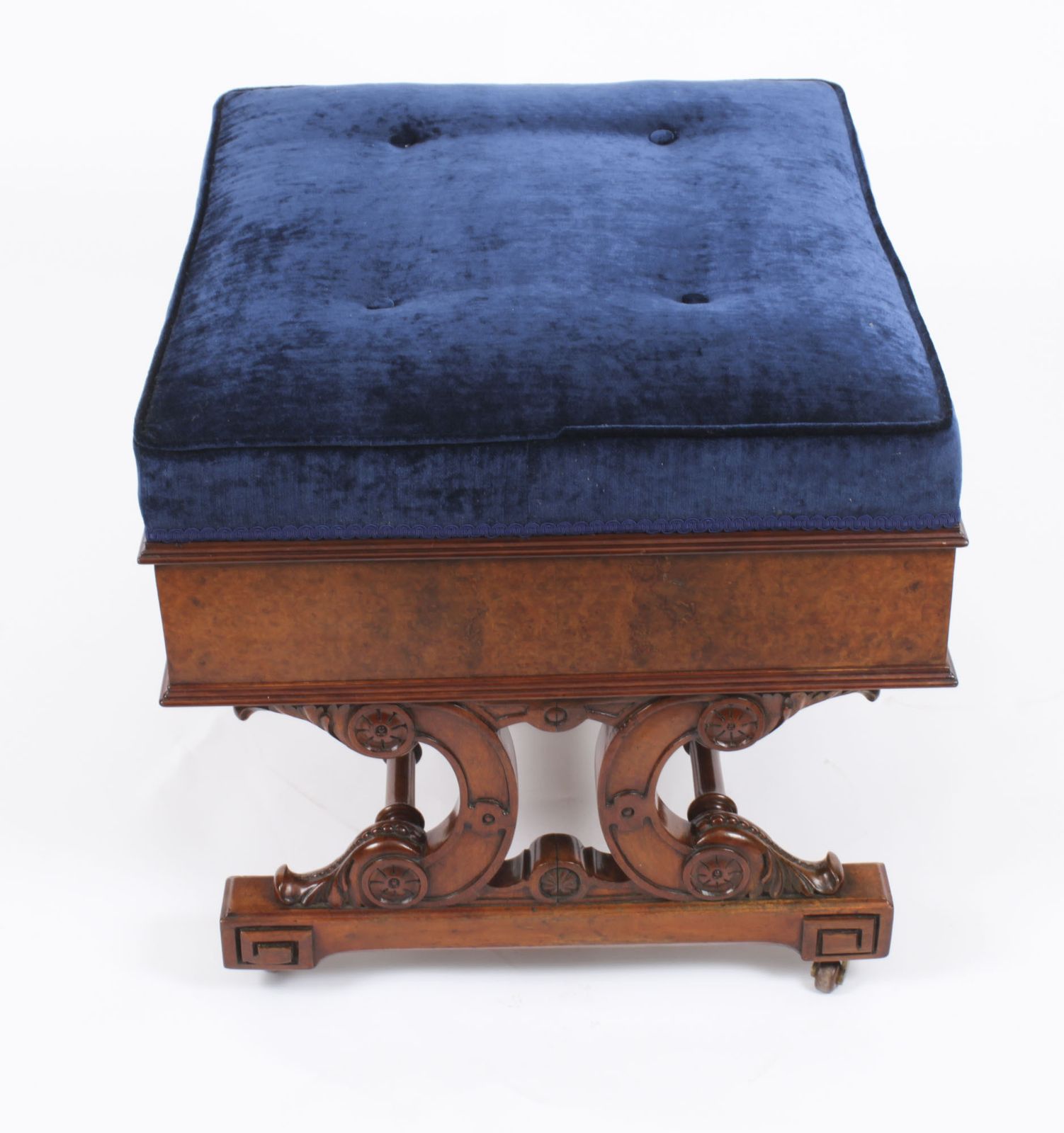 Antique French Empire Stool Circa 1820 19th C photo 1750.0