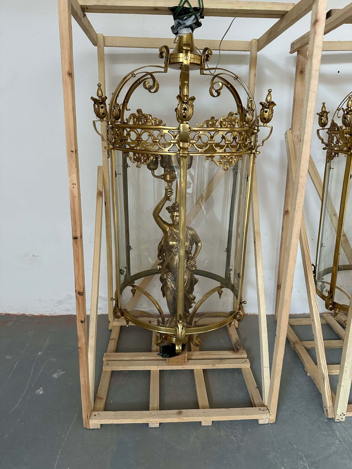 Stunning 1950’s Liberty Lanterns From Nyc (Pair Available) photo Lighting