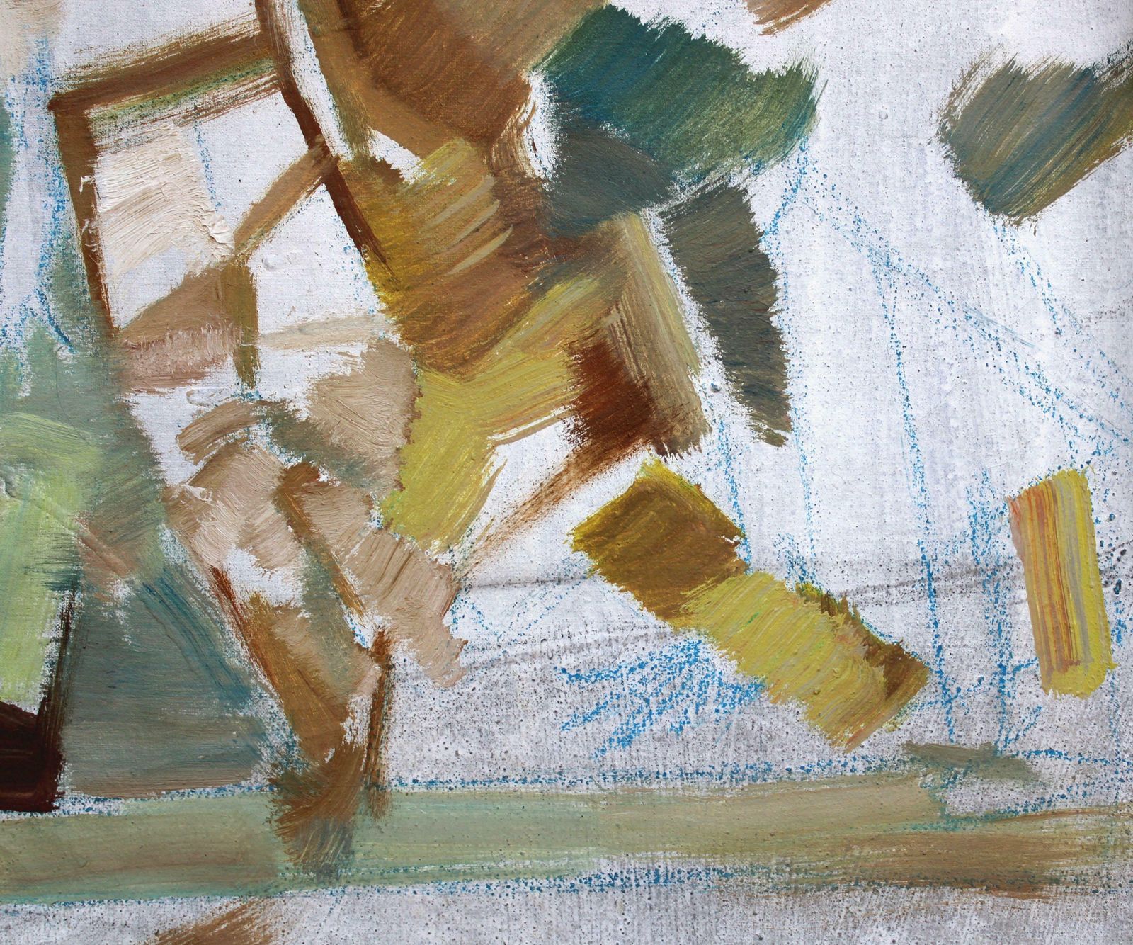 Victor Karnauh For A Walk. Oil On Loose Canvas photo Art