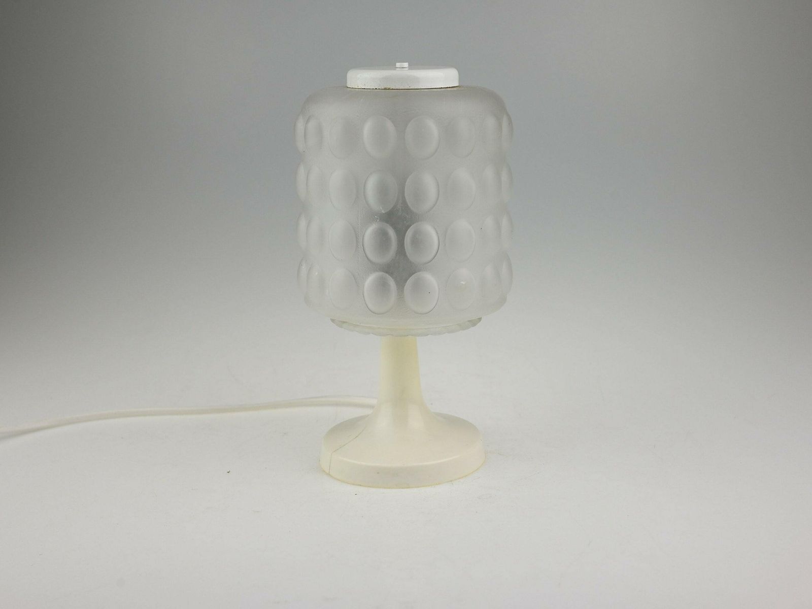 Vintage White Bedside Lamp, Mid Century Desk Lamp, Desk Lamp, Table Lamp, Vintage Lamp, Bedside Lamp, Mid Century Lamp, Table Light photo for sale