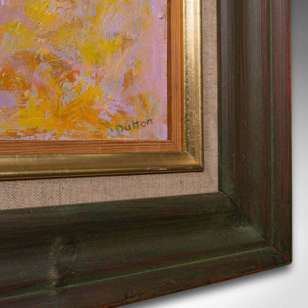 Contemporary Still Life Painting, English, Framed Oil On Canvas, Artist Signed photo vintage
