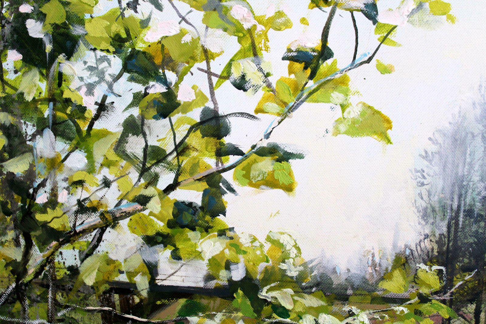 Janis Zingitis Amata River In Spring. 2024, Oil On Canvas, 70x90 Cm 2024 photo vinterior