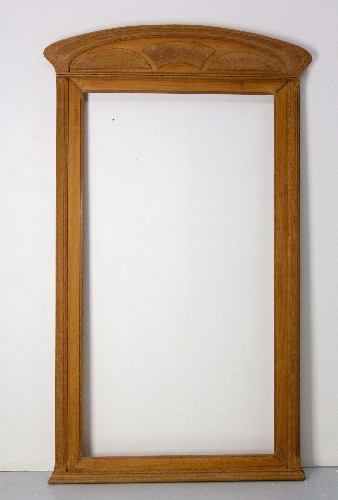 Large Art Nouveau Frame For Mantelpiece Mirror Or Picture Teak, Circa 1920 photo for sale