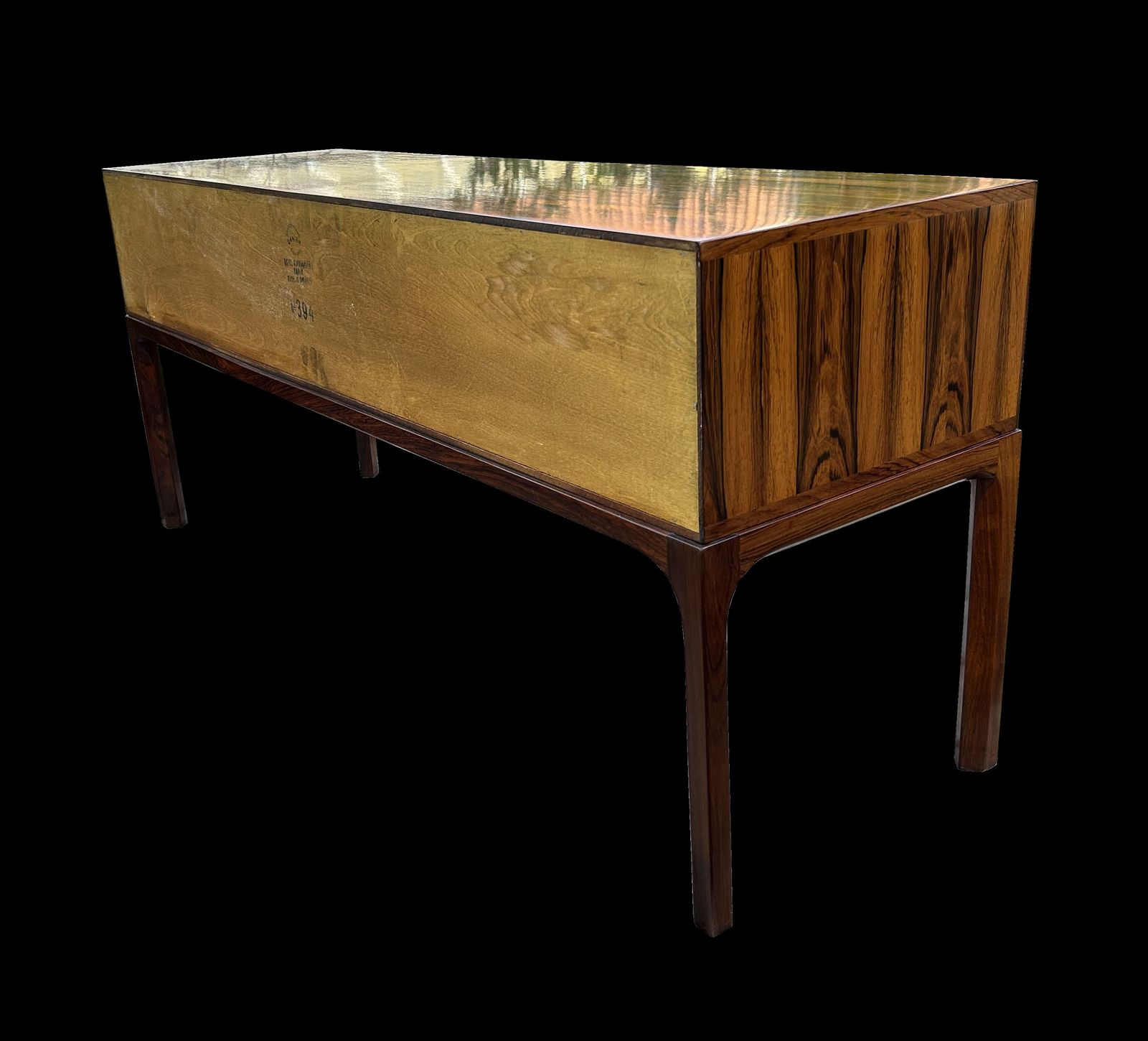 Model 394 Low Chest Of 4 Drawers By Kai Kristiansen For Aksel Kjersgaard In Santos Rosewood photo Furniture