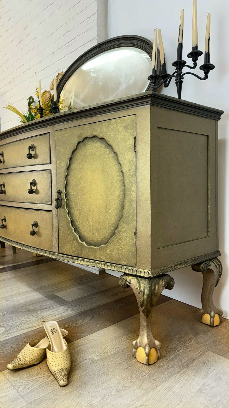 photo for sale Ball And Claw Foot Sideboard