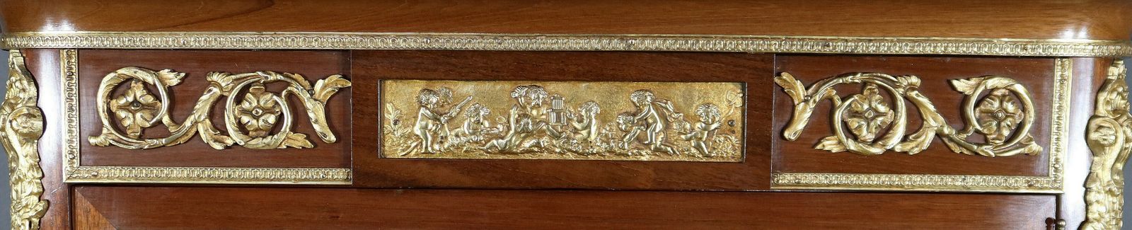 Mahogany Showcase, Transition Louis XV Louis XVI Style – 1900 photo buy