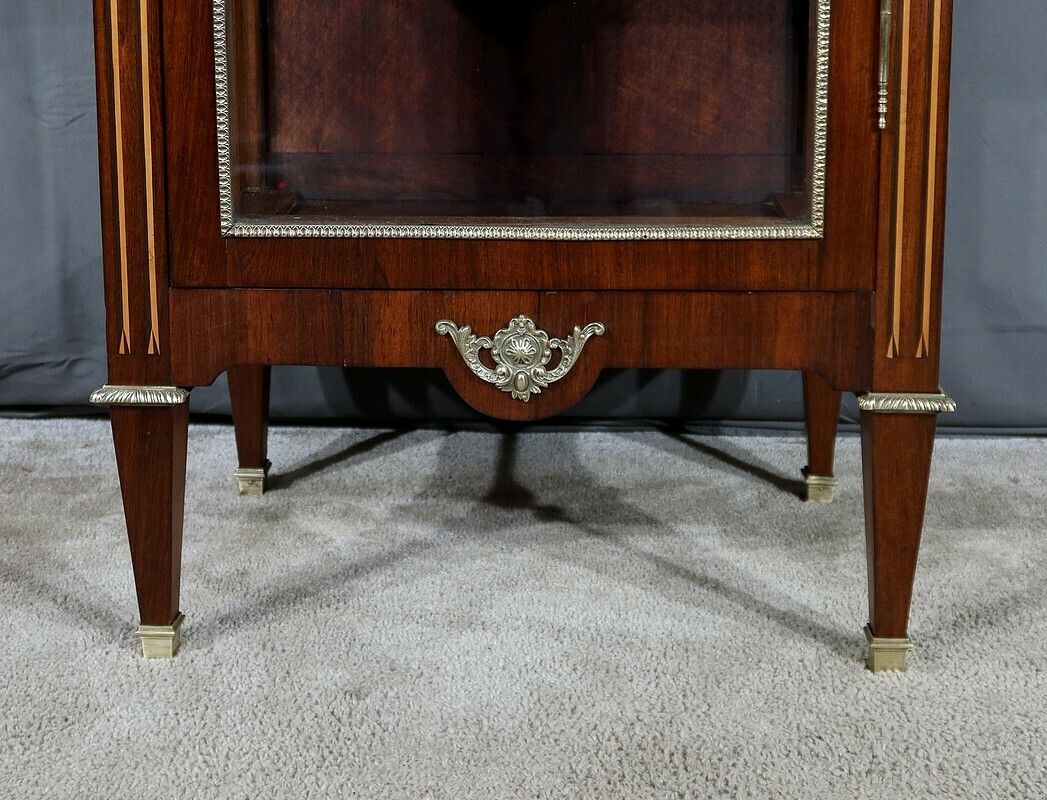 Furniture Small Showcase In Marquetry On All Sides, Louis XVI Style – 1920 photo