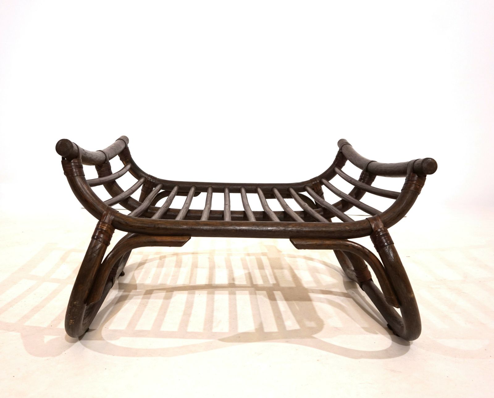 Manou Rattan Lounge Chair In Pagoda Style photo vinterior