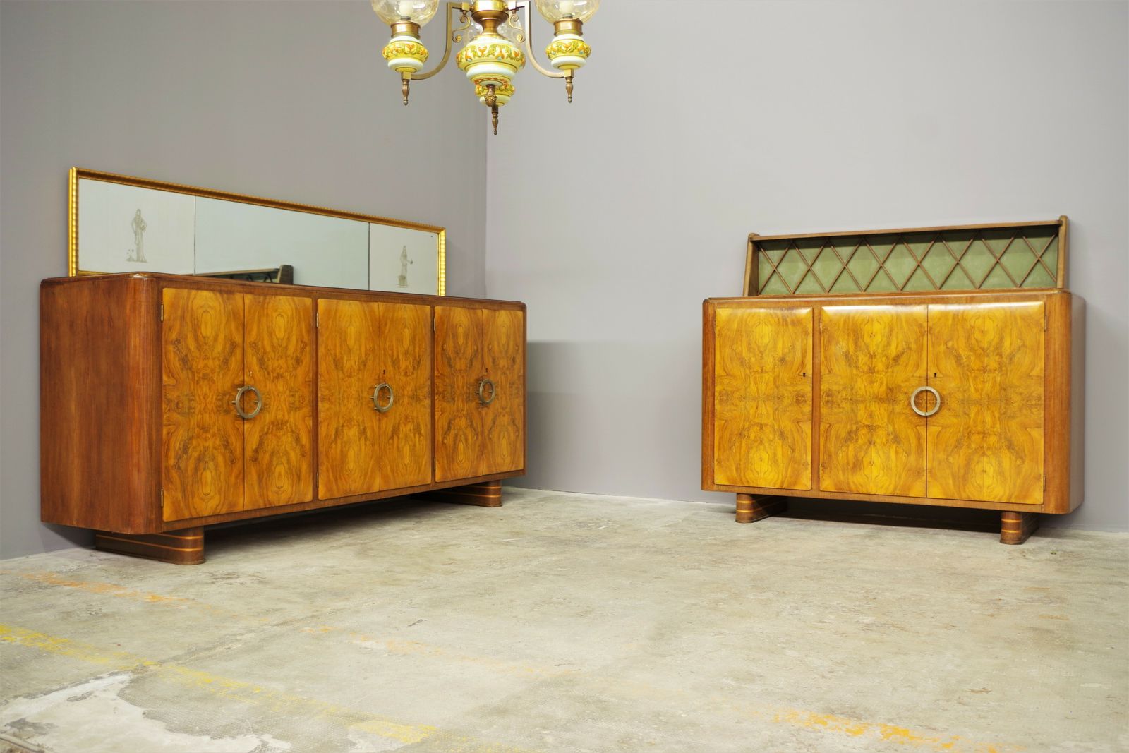 Art Deco Briar Furniture, 1950s photo furniture