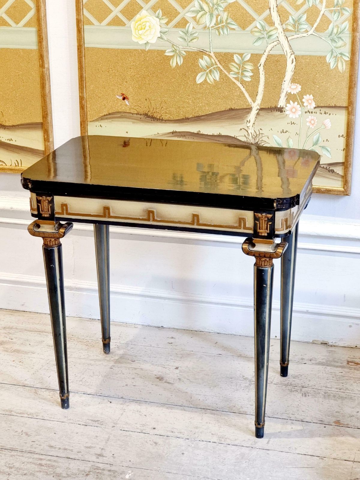 photo buy Swedish Grace, Game Table With Decor Of Meander In Relief, 1920/30s.
