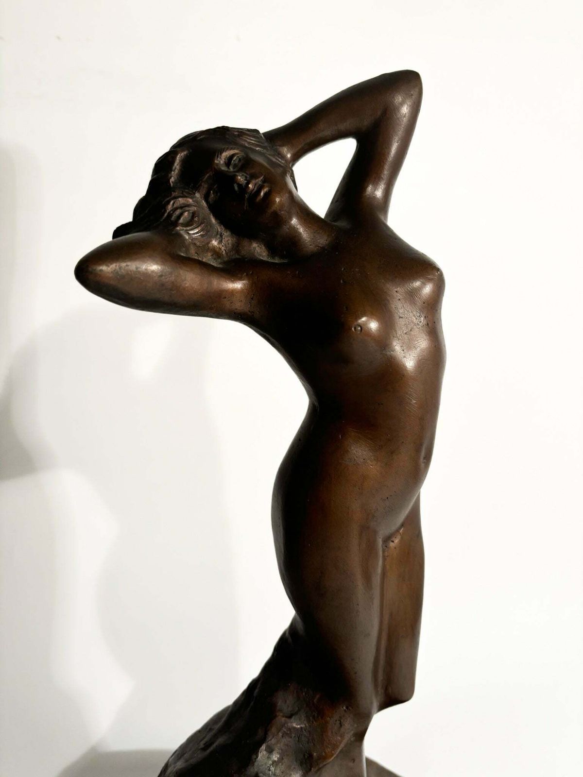 Female Nude Bronze Sculpture By Vincenzo Aurisicchio From 1800 photo Art