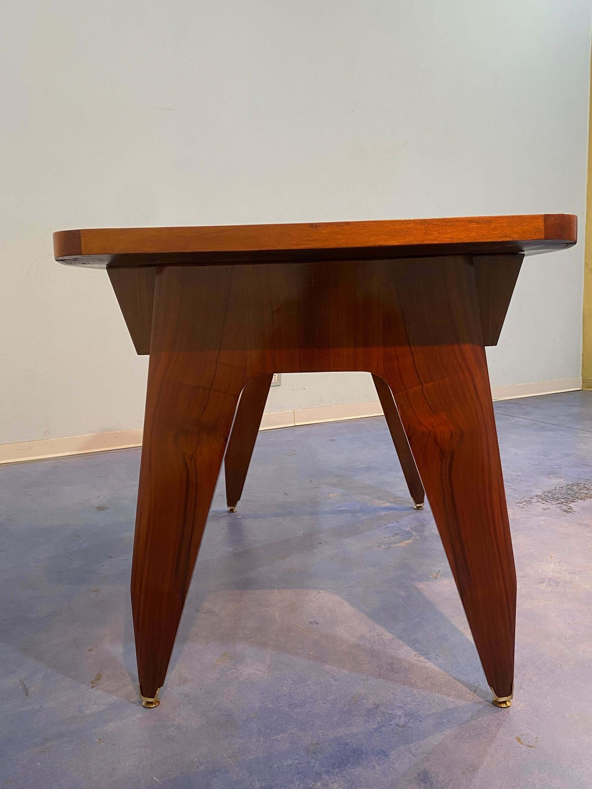 Italian Mid Century Sculptural Desk Designed By Vittorio Dassi In 1950s photo Furniture