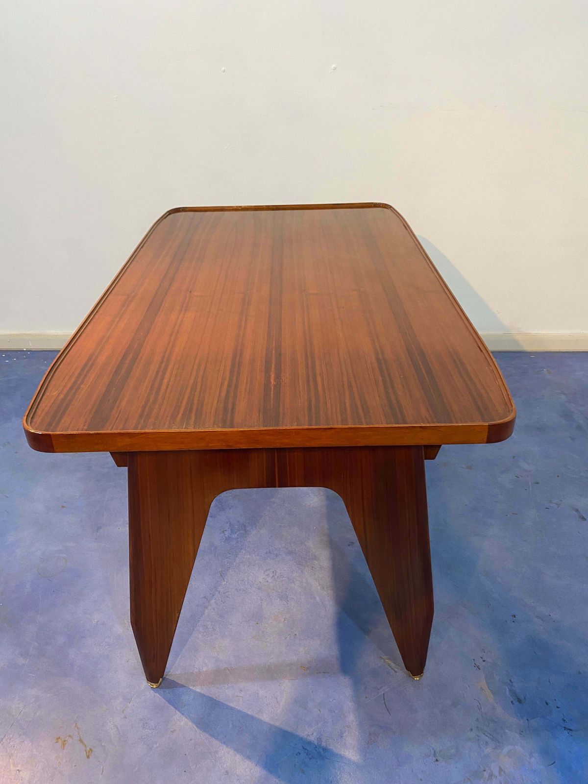 Italian Mid Century Sculptural Desk Designed By Vittorio Dassi In 1950s photo vintage