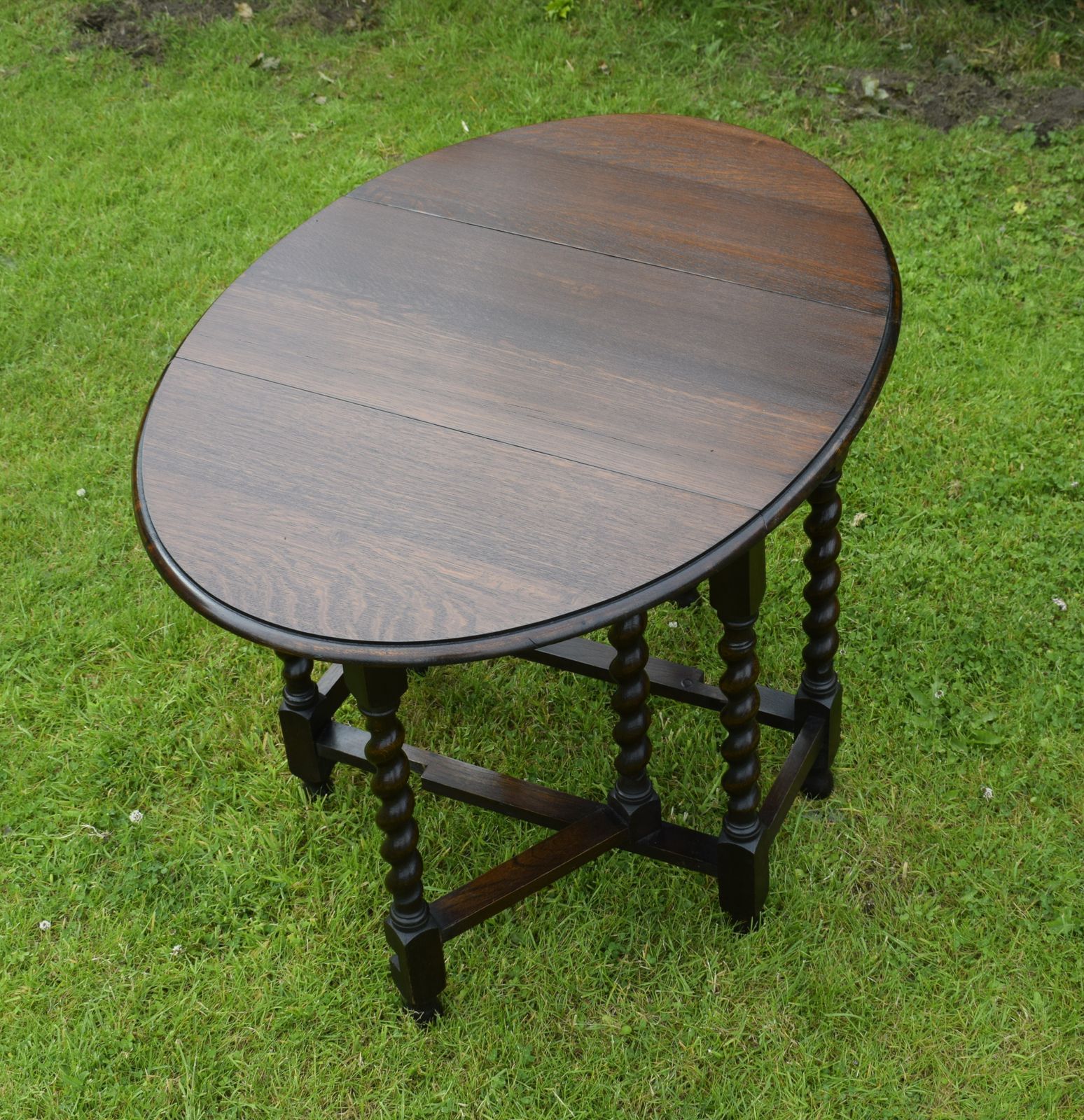 Oak Gateleg Dining Table, 1910s photo for sale