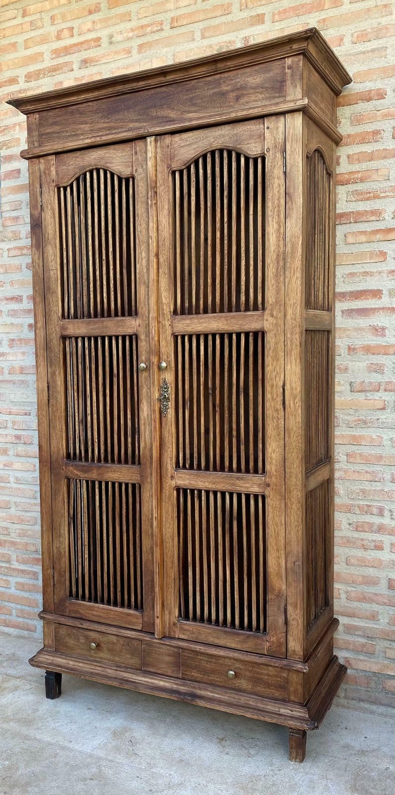 18th Century Cupboard Or Cabinet, Wine Rack, Pine, French, Restored photo for sale