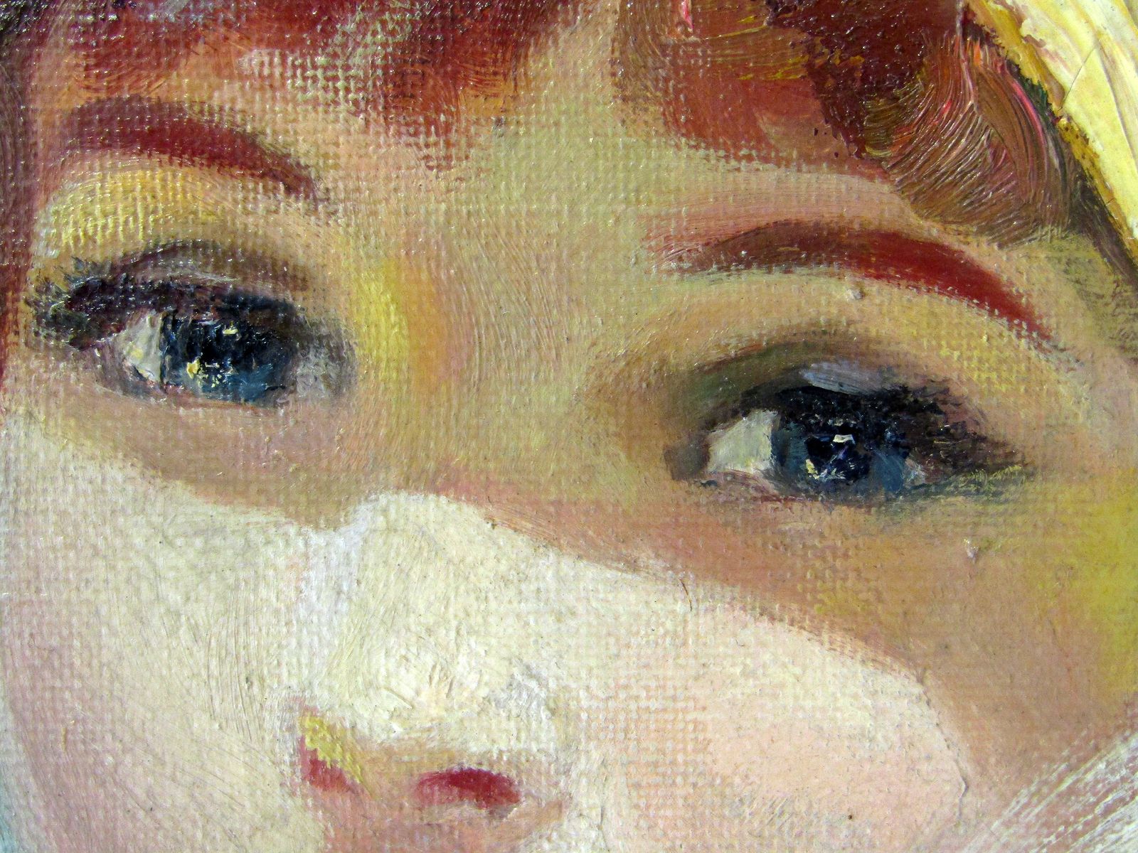Fine Impressionist Oil On Canvas Society Lady By John Strevens (1902 1990) photo vinterior