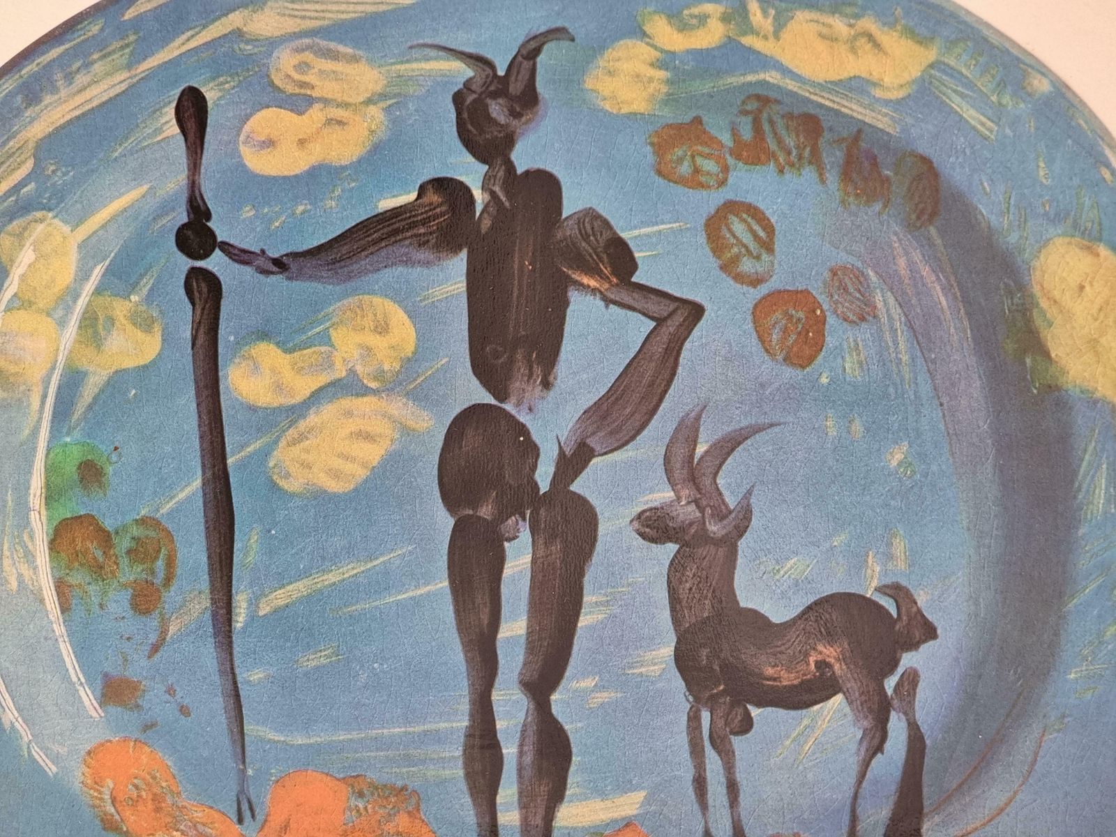 Albert Skira Print Of Shepard Ceramic Plate From "Céramiques De Picasso" photo for sale