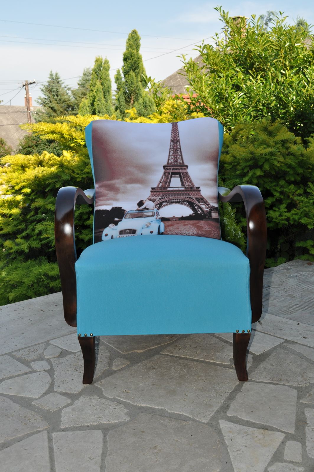 photo vintage Art Deco Paris Armchair, Circa 1920s