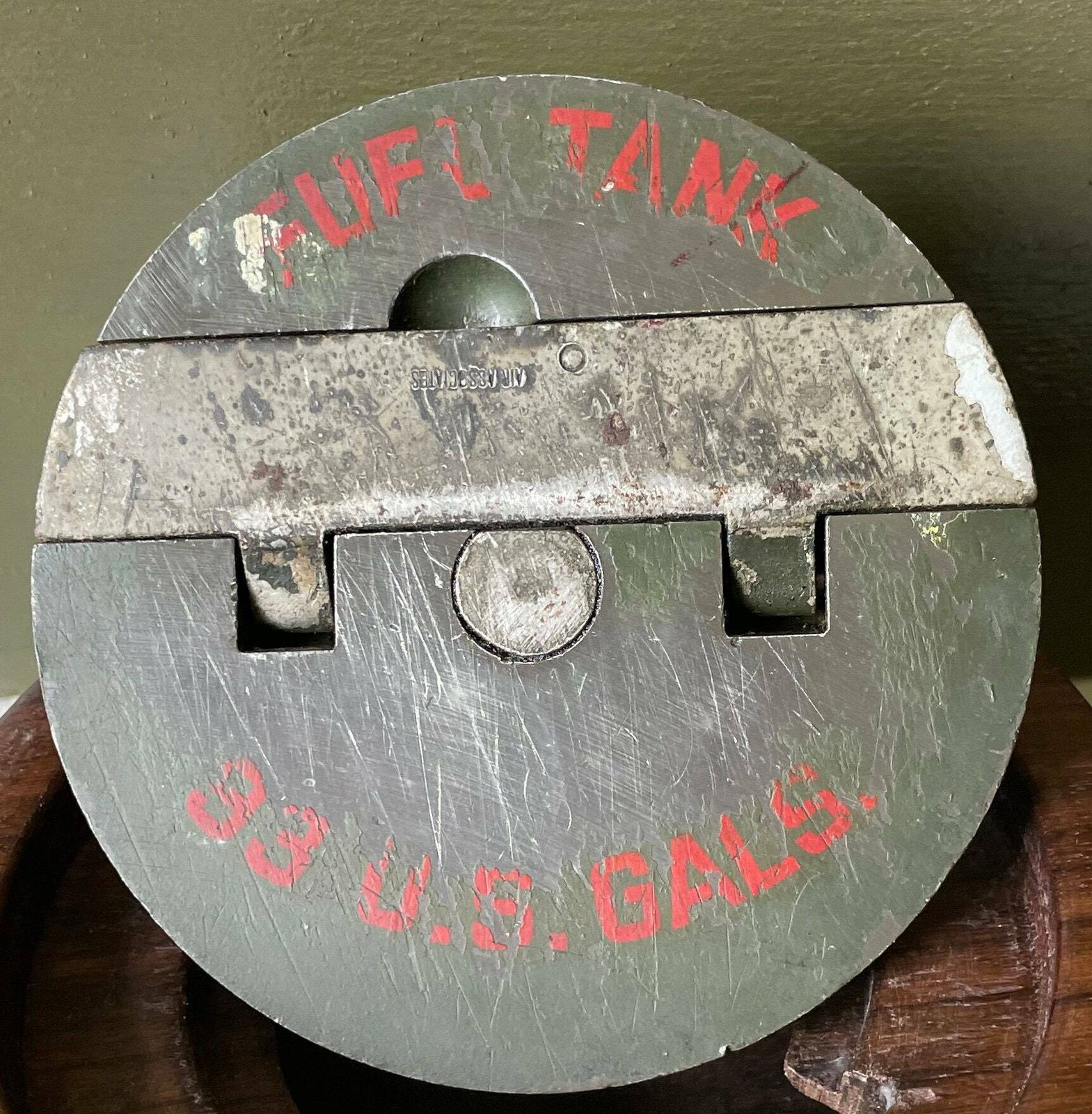 Us Air Force Airplane Filler Cap Wooden Bowl Lid photo furniture