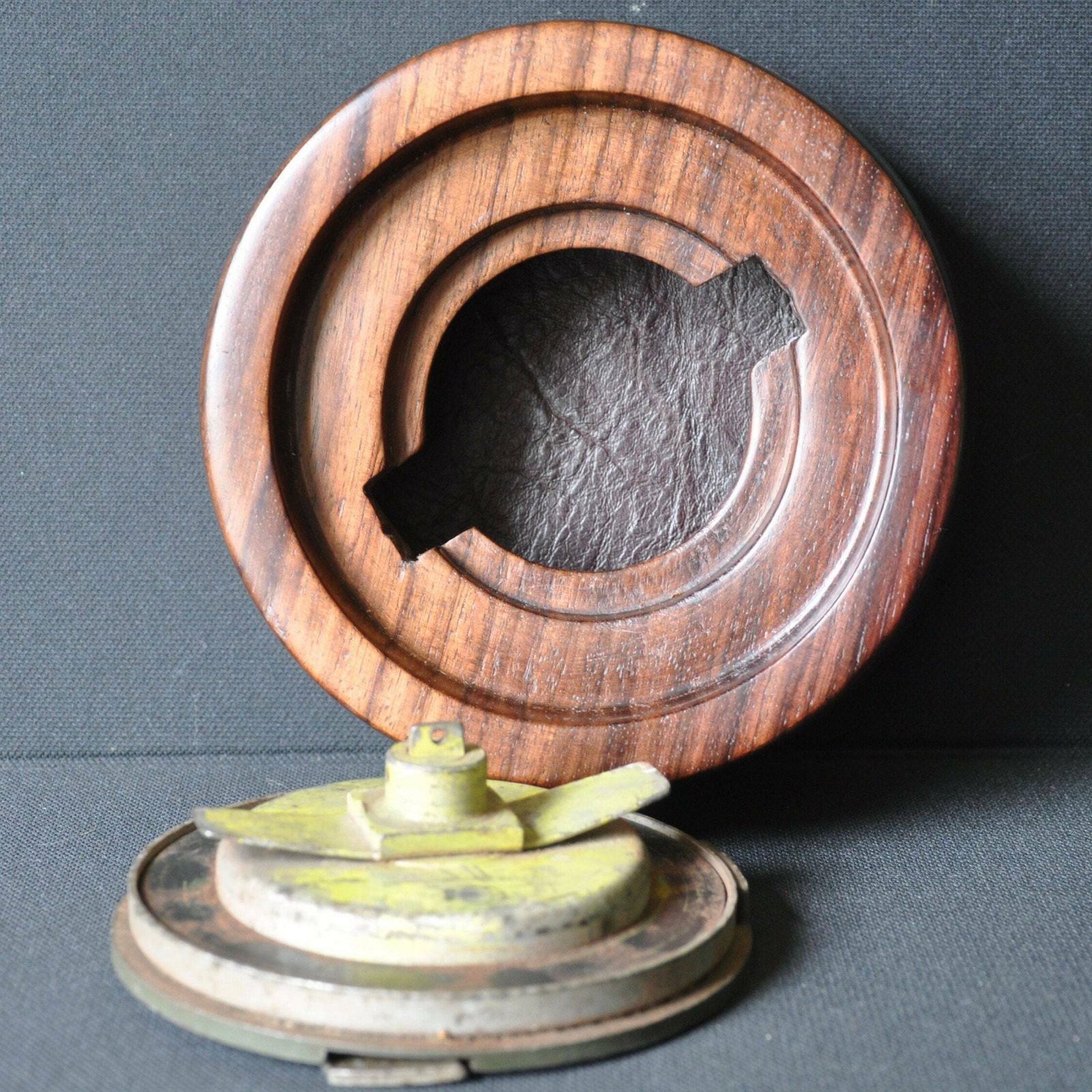 photo for sale Us Air Force Airplane Filler Cap Wooden Bowl Lid