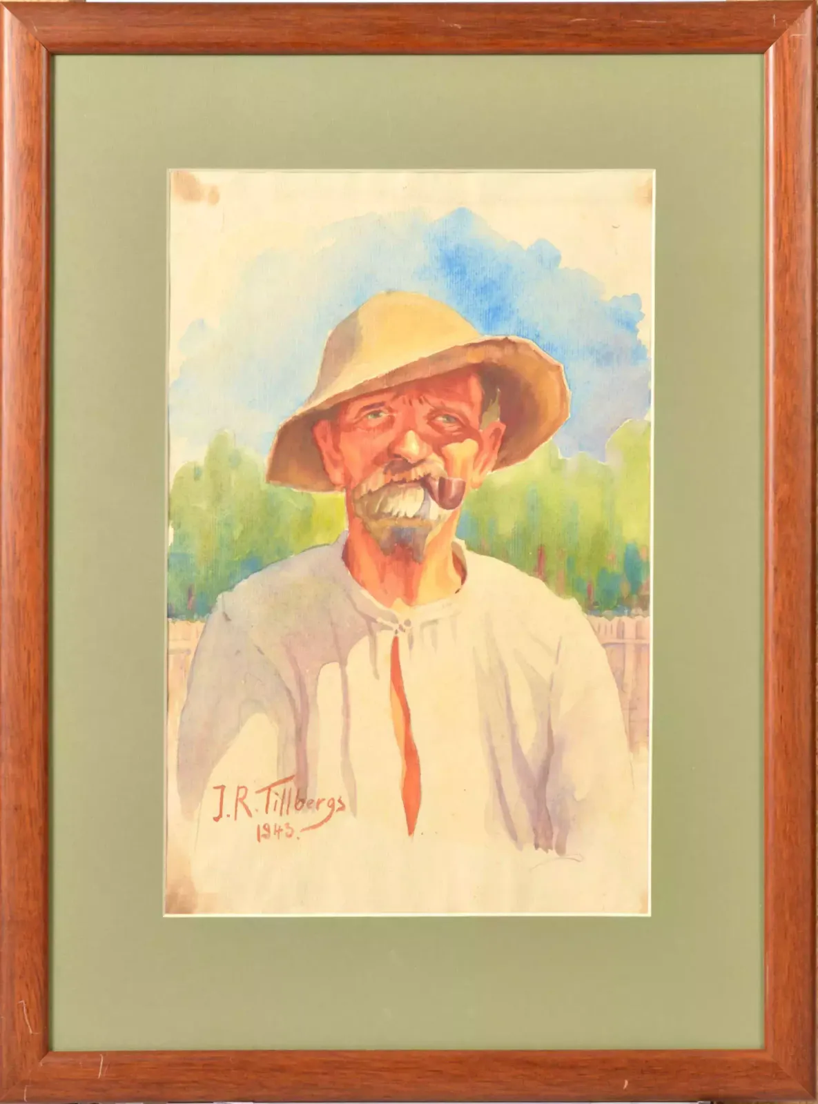 Painting Portraits Of Parents By Jans Roberts Tilbergs photo for sale