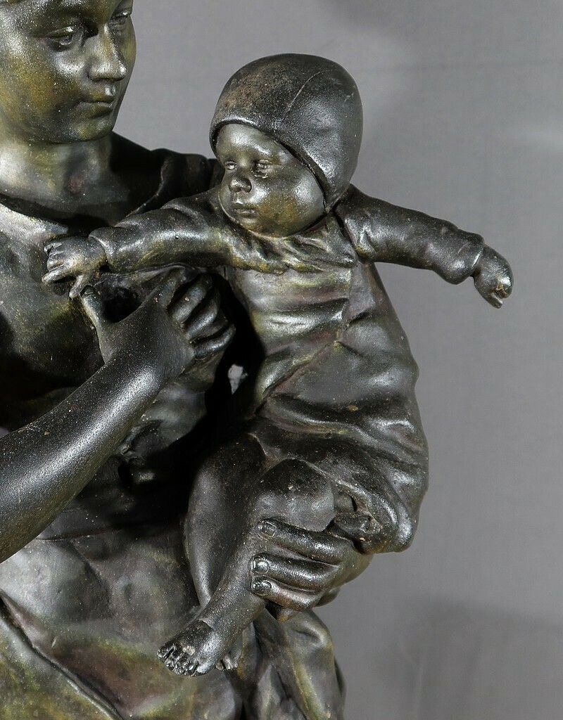 Statue Regulates By Steiner Late 19th photo vinterior