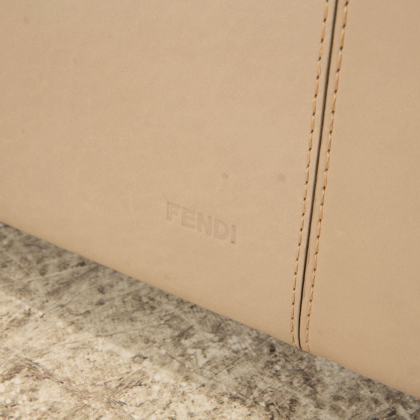 Canapé d'angle Fendi Soho Element en tissu et cuir, beige et brun, module méridienne droit, revêtement neuf, par Toan Nguyen photo vinterior