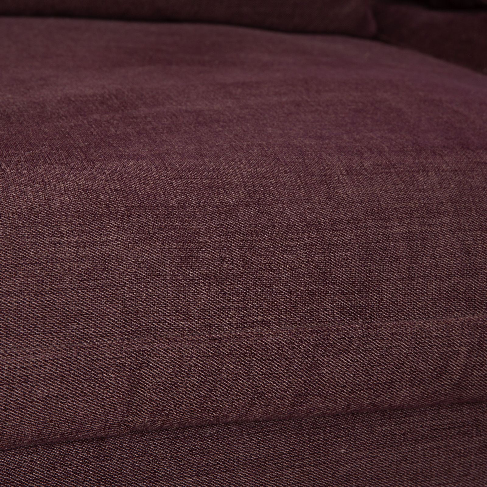 Canapé d'angle Cor Pilotis en tissu violet, récamière droite photo for sale