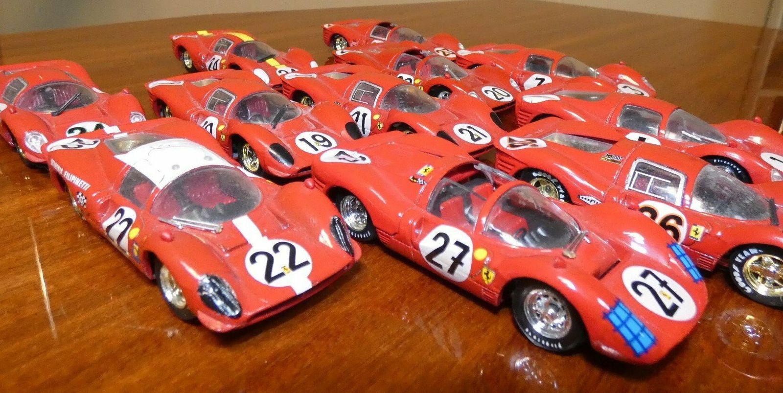 Set Of 64 Models From The Scuderia Ferrari Historical Archive Collection, In 1/43 Scale By Brumm – Italy 1980s photo 1750.0