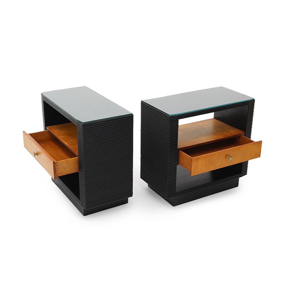 Pair Of Art Deco Bedside Tables, 1930s photo buy