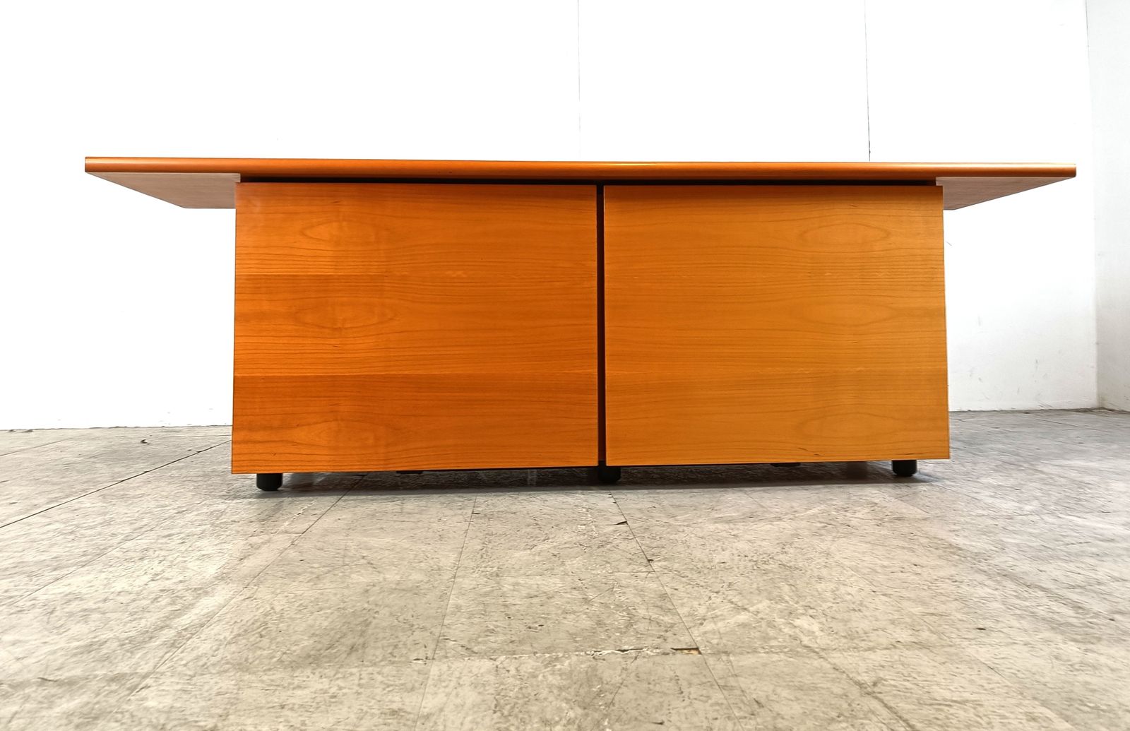 Italian Wooden Sideboard With Sliding Doors, 1990s photo buy