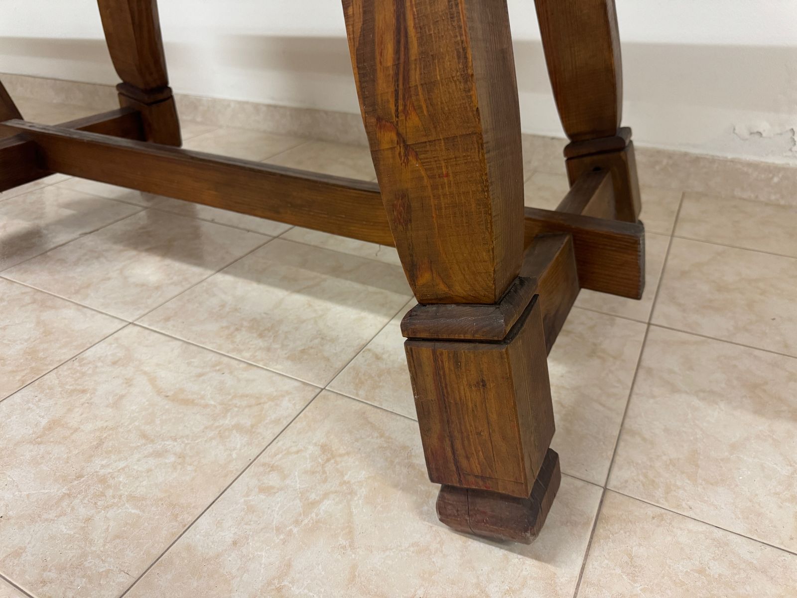 photo for sale Pair Of Italian Brutalist Hall Side Tables