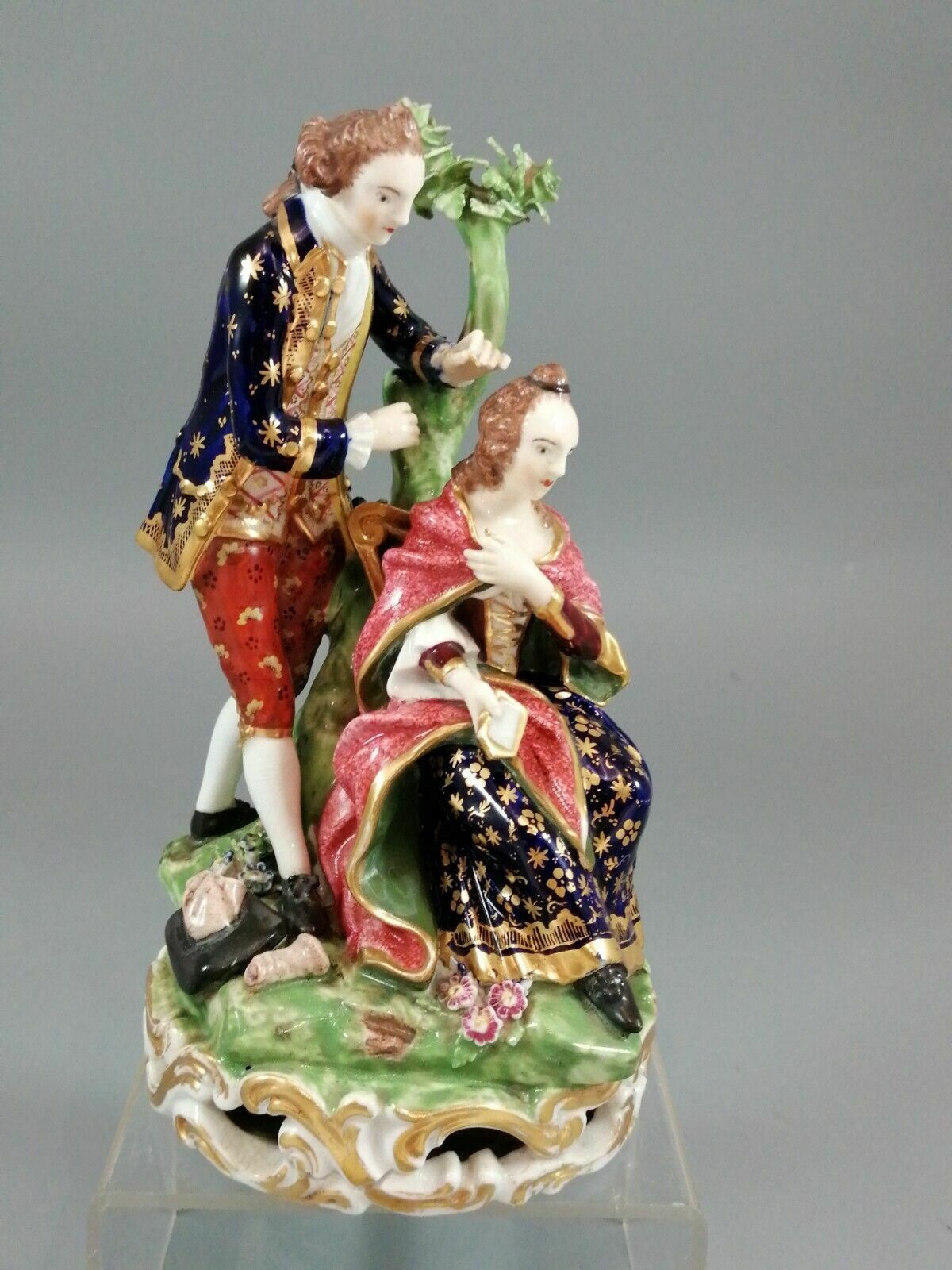 Antique Derby Figurine Court Hairdresser, Early 19th Century, Rare. photo vintage