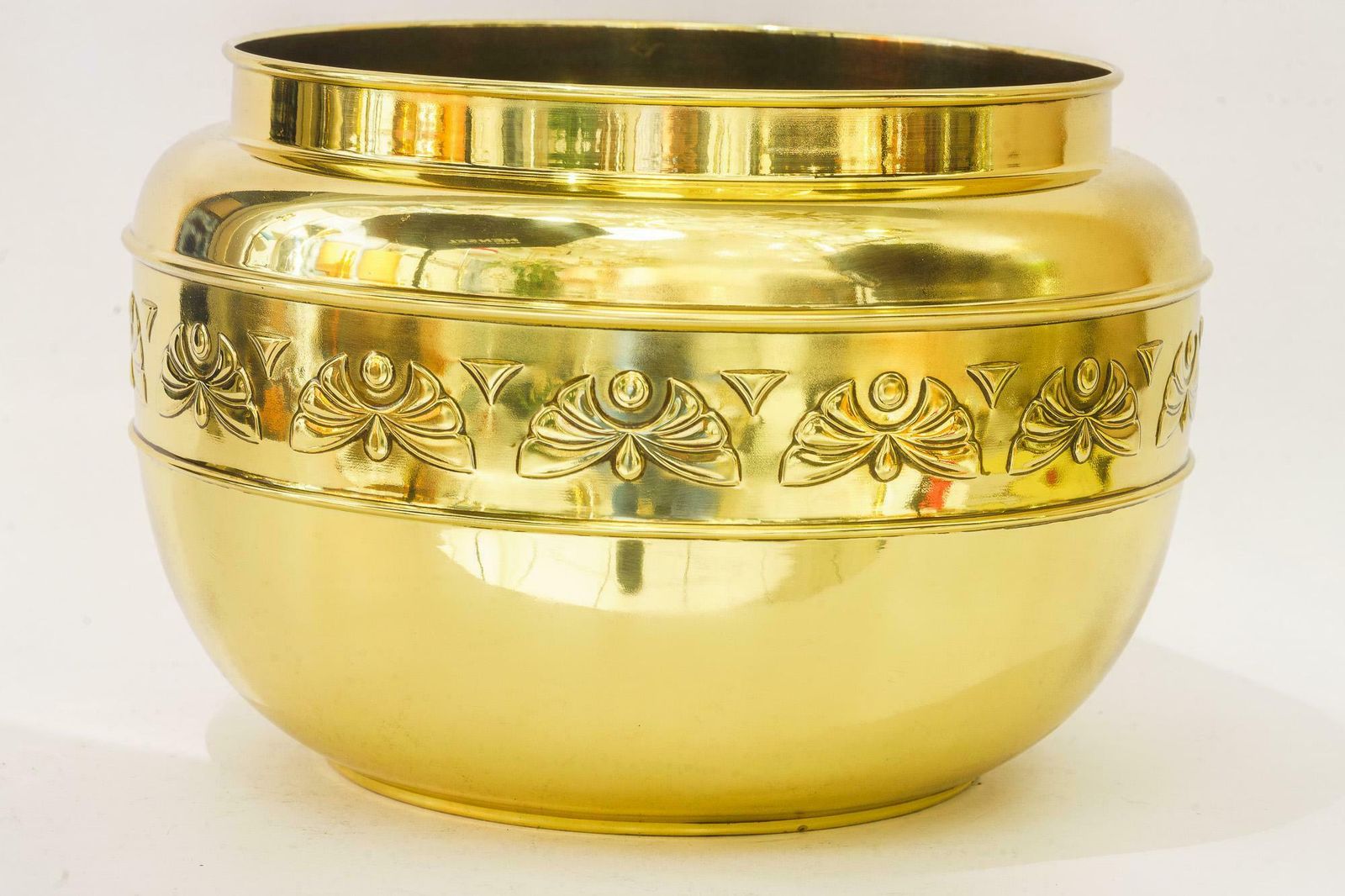 Art Deco Palm Pot Vienna Around 1920s photo for sale
