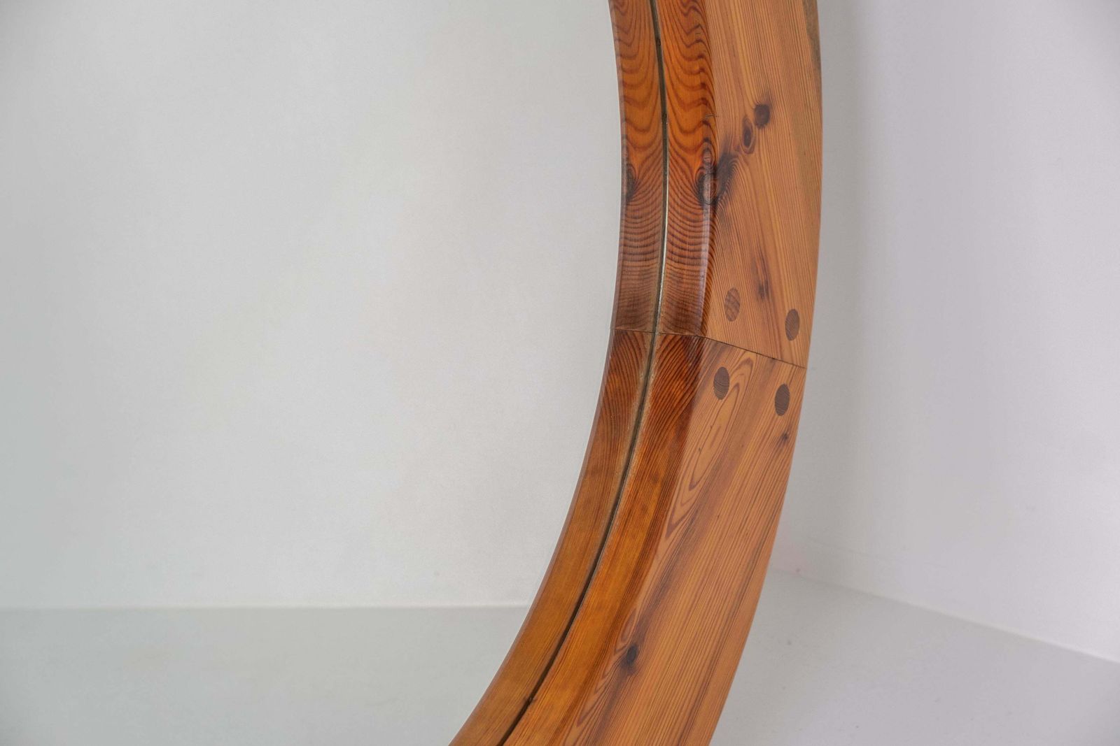 Rare Mirror By Uno & östen Kristiansson For Luxus Möbelfabrik Sweden 1960s photo vintage