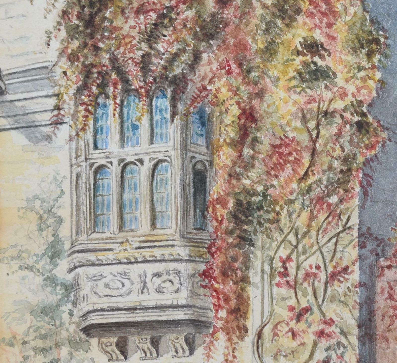 T B Miller St John's College, Oxford Watercolour By T B Miller 1908 photo 550.0