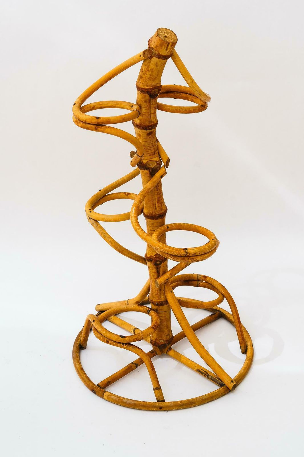 Walking Stick Stand Bamboo Vienna Around 1950 photo furniture
