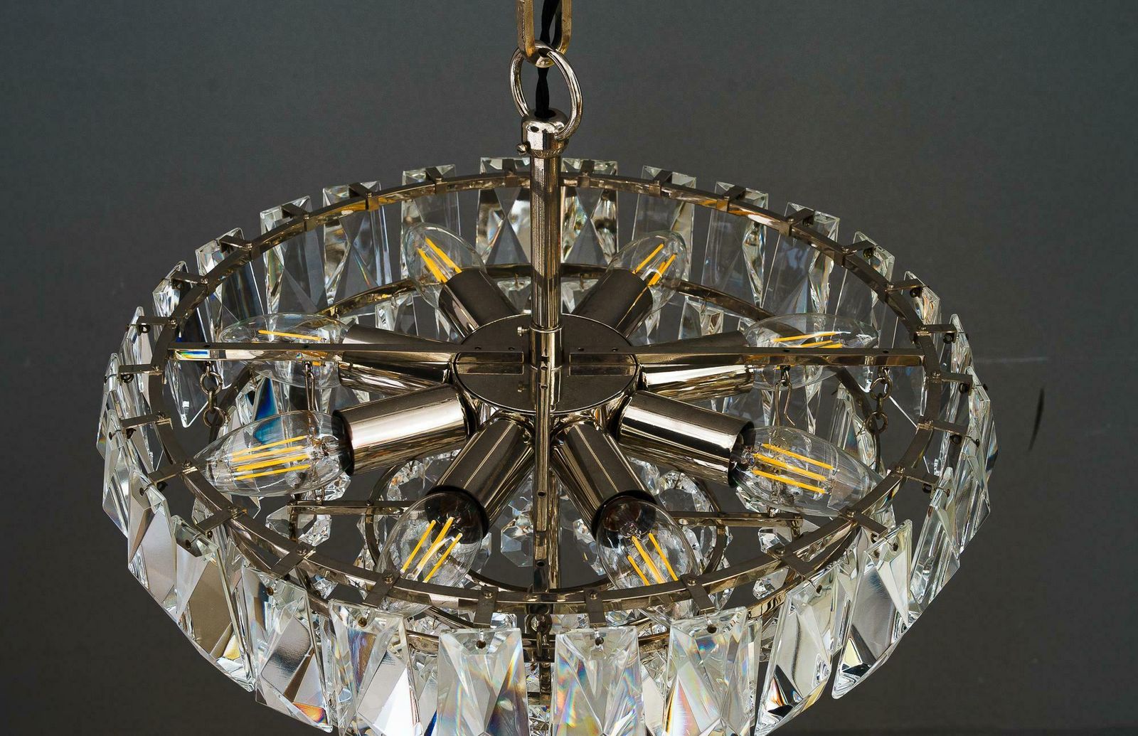 High Quality Bakalowits Chandelier Vienna Around 1950s photo 1984.0