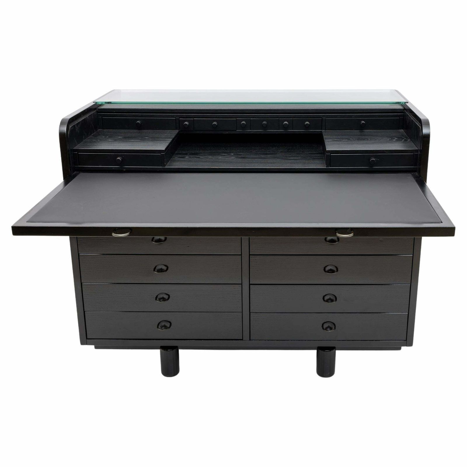 Mid Century Modern Italian Desk Table By Gianfranco Frattini For Bernini, 1960s